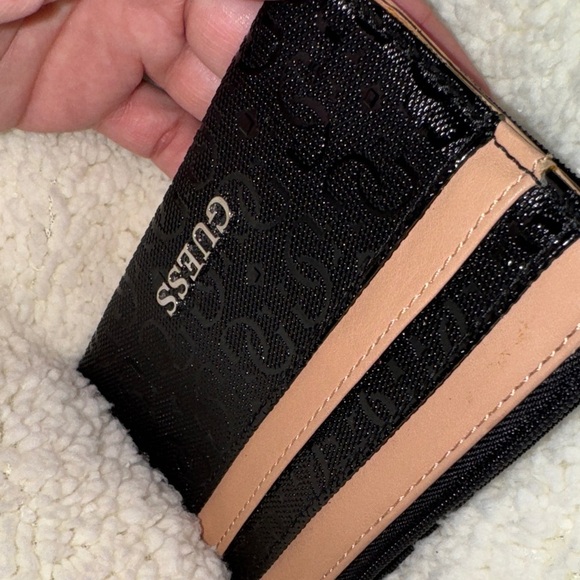 GUESS- Black and Tan Women's Card Holder - Picture 12 of 17